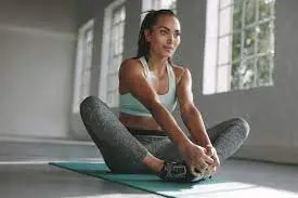 cobbler pose for yoga during periods